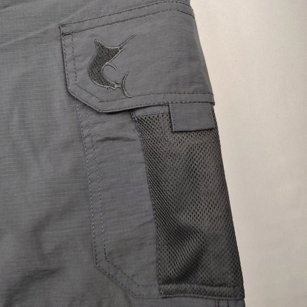 Reel Legends Tarpon Performance Shorts Mens XXL Black 7.5